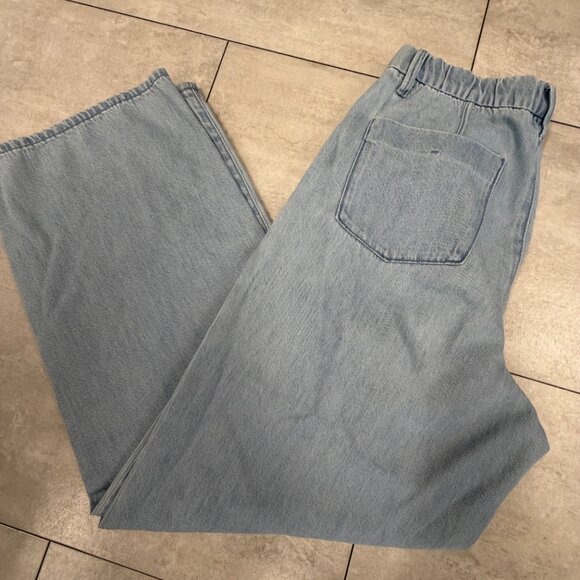 UNIQLO women’s Drapey Denim  pants- M - Picture 7 of 10